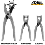Sacabocado de estrella, pinza y remachadora