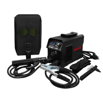 Soldadora Inversora 130A FOMMA130 FOREMAN Máquina y Careta