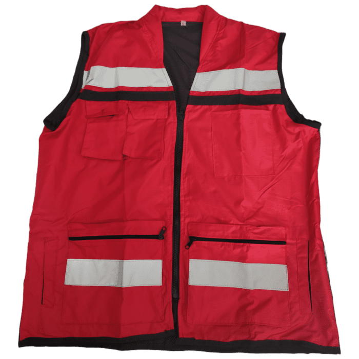 Chaleco Milenio color rojo frente Chaleco Milenio color rojo frente