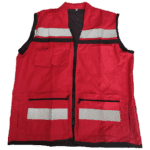 Chaleco Milenio color rojo frente