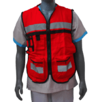 Chaleco brigadista rojo