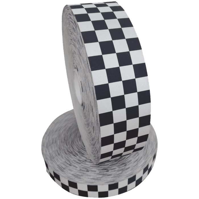 reflejante gris con negro