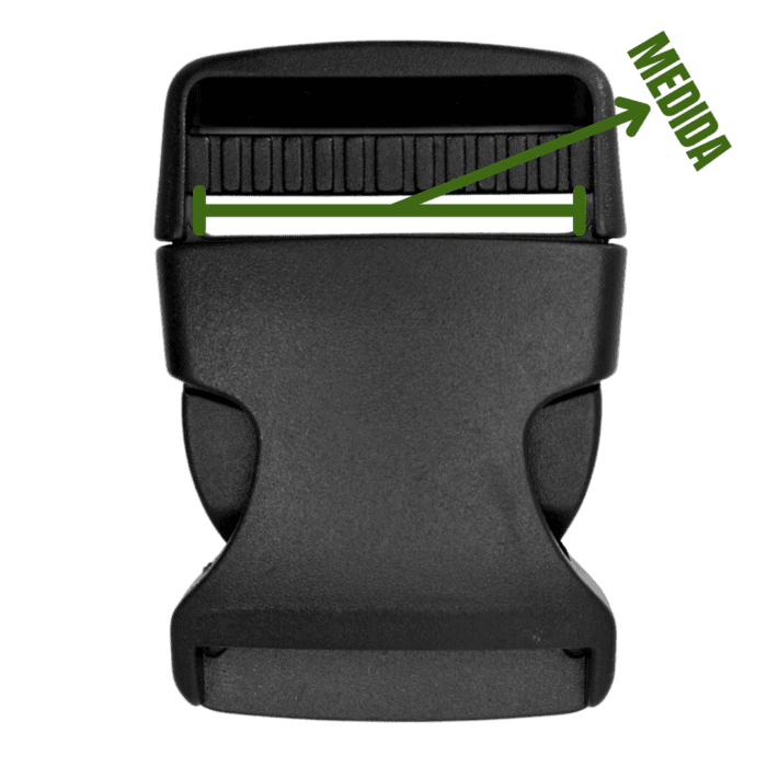 Hebilla tipo samsonite