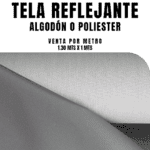 TELA REFLEJANTE DE ALGODÓN GRIS (1)