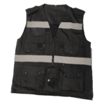 chaleco cazador negro