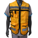 chaleco brigadista amarillo