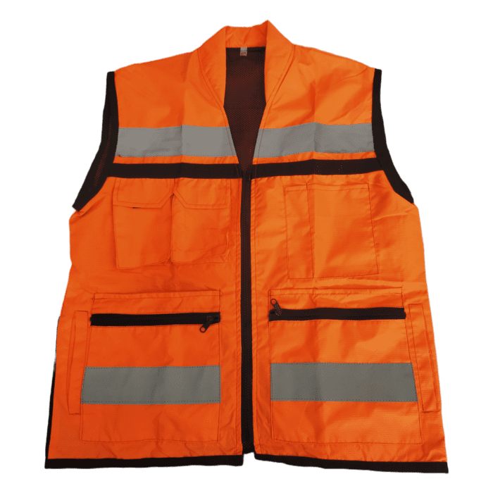 chaleco milenio naranja frente chaleco milenio naranja frente