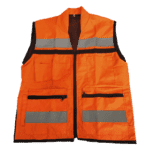 chaleco milenio naranja frente