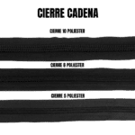 Cierre cadena poliéster