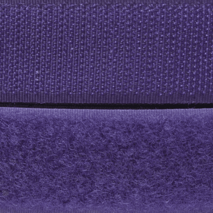Velcro morado gancho y felpa
