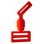 Chupón para Tocho Bandera Naranja Neón