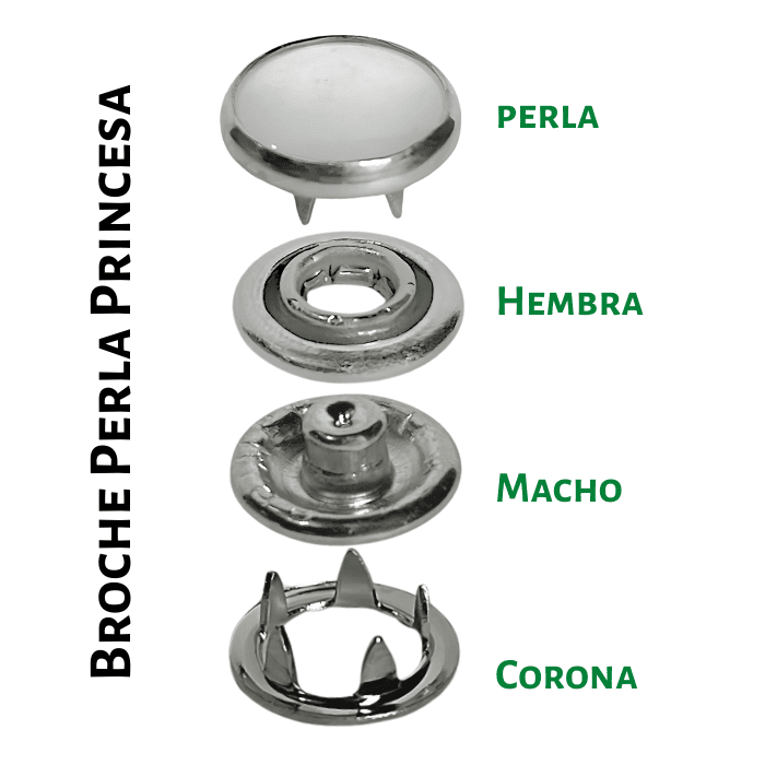 Broche Perla Princesa Broche Perla Princesa