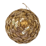 Esferas Navideñas Lentejuela Dorada 2