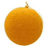 Esfera Navideña Amarillo Mango 1