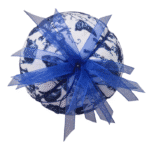 Esfera Navideña Estampado Azul 2