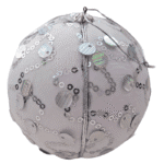 Esfera Navideña Estampado Blanco 1