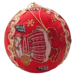 Esferas Navideñas Rojo Santa Claus 1