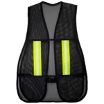 Chaleco de malla negro