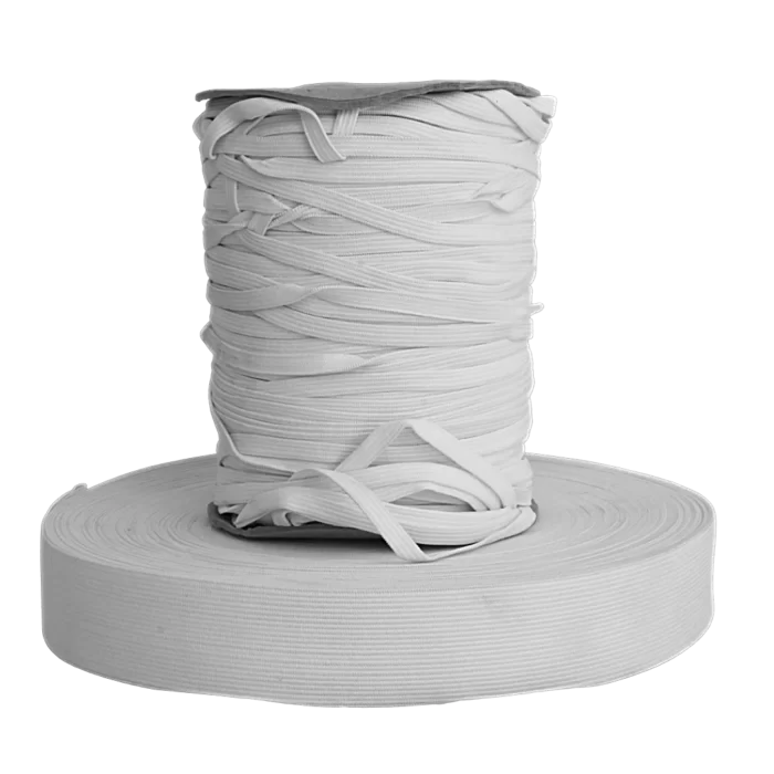 Elastico crochet blanco